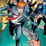 This illustration provided by Archie Comics shows Archie in his final moments of life in the comic book, ?Life with Archie.?