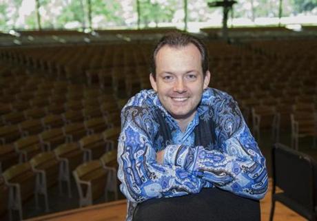 Andris Nelsons has soaked in the rich history at Tanglewood while showing a playful streak.
