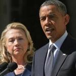 President Obama and then-Secretary of State Hillary Clinton are seen in this Sept. 12, 2012, photo.