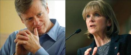 Charlie Baker?s camp hopes Martha Coakley is forced to overspend in the primary.
