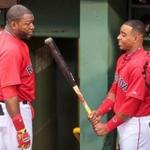 The arrival of Yoenis Cespedes (right) boosted the Red Sox? team batting average.