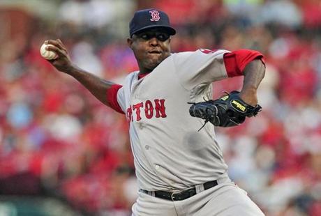 Red Sox starter Rubby De La Rosa threw six innings, allowing one run on six hits and three walks. 
