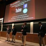 Team members delivered their presentation before judges at the Stata Center at MIT.