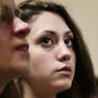 Abigail Hernandez (right) sat with family and friends prior to the arraignment of Nathaniel Kibby.