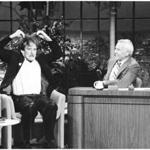 Next summer, TCM will launch Carson on TCM a new showcase of memorable interviews collected from Carson's three decades as host of The Tonight Show Starring Johnny Carson. Pictured: Robin Williams and Johnny Carson 11williams