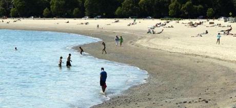 Lower temperatures this August have cut short beach time for many in Greater Boston.
