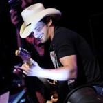 Brad Paisley and a backing sextet played Saturday night at Xfinity Center.