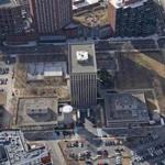 Aerial shot of the 14-acre Volpe Center in Cambridge?s Kendall Square.