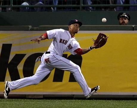 Mookie Betts has made a positive impression on scouts, so he would have trade value. Barry Chin/Globe Staff 
