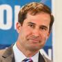 Seth Moulton spoke at a campaign event at the Elks-Peabody Lodge in Peabody Aug. 4.