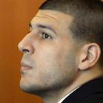 Former NFL football player Aaron Hernandez during a hearing in Bristol County Superior Court on July 22 in Fall River.