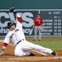 The Red Sox would like to see Dustin Pedroia slide this way instead of headfirst. AP Photo/Elise Amendola
