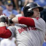 Daniel Nava hit a grand slam in the sixth inning Sunday to help the Red Sox beat the Royals. 