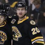 Daniel Paille knows what it?s like to be a young player trying to take a veteran?s job; now he?s on the other end. Barry Chin/Globe Staff