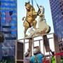 The golden lion statue was perched atop Boston?s Old State House for more than 100 years.