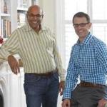 Wayfair founders Niraj Shah and Steven Conine 