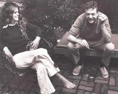 Author Kurt Vonnegut with his oldest daughter, Edie, in a family photo from his Cape Cod years. Edie, a painter, lives with her husband in a renovated barn behind the old Vonnegut home.
