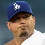 Josh Beckett announced his retirement after the team was eliminated from the National League Division Series on Tuesday night. Jayne Kamin-Oncea-USA TODAY Sports