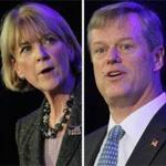 Problems in the state child welfare system have become the main flashpoint in the governor?s race between Democrat Martha Coakley (left) and Republican Charlie Baker. 