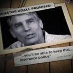 A still from a Crossroads ad attacking Mark Udall. (Crossroads GPS)