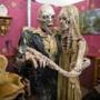A happy couple at Spooky World in Litchfield, N.H. prior to its season opening.