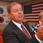 About 20 seconds of clips of Lindsey Graham?s speech were provided to the Associated Press, and Graham?s campaign confirmed that it was him speaking.