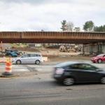 Construction has begun on the flyover at Route 2A and the Concord Turnpike.