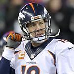 Peyton Manning left Foxborough frustrated after losing to the Patriots on Sunday.