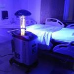 Milford Regional Medical Center recently put into service two germ-fighting robots, made by Xenex, to clean hospital rooms.