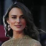 Actress Keira Knightley at the European premiere of the film 