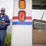 A letter carrier delivered mail in Atlanta.