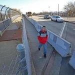 The plan to remake the Cambridge Street overpass is slated to include a new crosswalk and signal for pedestrian safety.