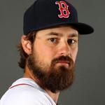 FORT MYERS, FL - FEBRUARY 23: Andrew Miller #30 of the Boston Red Sox poses for a portrait during Boston Red Sox Photo Day on February 23, 2014 at JetBlue Park in Fort Myers, Florida. (Photo by Elsa/Getty Images)