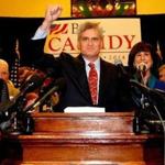 US Senator-elect Bill Cassidy celebrated his victory Saturday over Democratic incumbent Mary Landrieu. 