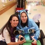 Justina Pelletier with sister Jennifer in the New Haven hospital on Halloween.