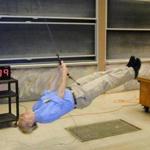Lewin?s dramatic demonstrations of the laws of physics included using a heavy pendulum to prove he can predict its trajectory.
