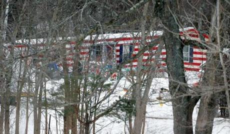 Kenneth White lived in a red-and-white striped mobile home on a rural road in Berne.

