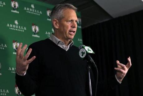 President of basketball operations Danny Ainge still has a lot on his plate after trading star point guard Rajon Rondo to the Mavericks. 
