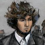 Marathon bombing suspect Dzhokhar Tsarnaev was depicted in this courtroom sketch.