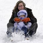 Kids (and moms) can ride sleds from the 19th century at Old Sturbridge Village
