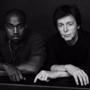 Kanye West (left) and Paul McCartney.