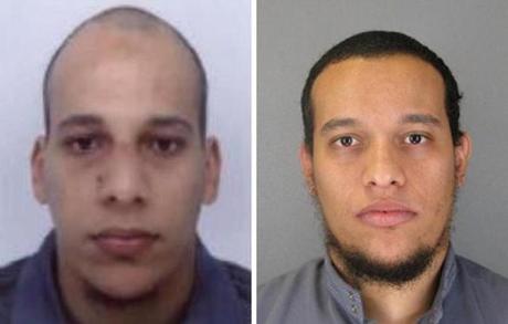 Cherif Kouachi, left, and his brother Said Kouachi are suspects in the shootings.
