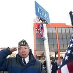 Alvin Wing of the American Legion?s Boston Chinatown post attended a rededication ceremony of David B. Lee Square in Lawrence.