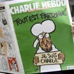 The latest issue of French satirical weekly Charlie Hebdo.