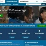 The home page of HealthCare.gov, used by residents of 37 states who lack insurance coverage through their jobs. An examination by technology specialists found embedded connections to multiple  data-collection companies. 