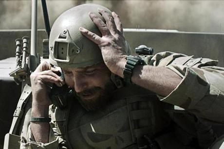 Bradley Cooper as Chris Kyle in ?American Sniper,? the film from director Clint Eastwood that set a box-office record for a January release.
