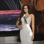Miss Colombia, Paulina Vega stood onstage during the 63d Annual Miss Universe Pageant at Florida International University.