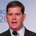 Mayor Walsh signed the ?joinder agreement? with the US Olympic Committee, which has picked Boston as the United States candidate for the 2024 Olympics.