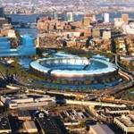 Conceptual drawing of the Olympic Stadium at Widett Circle. (Boston 2024)