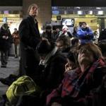 Commuters at North Station on Tuesday had long waits and precious little information.